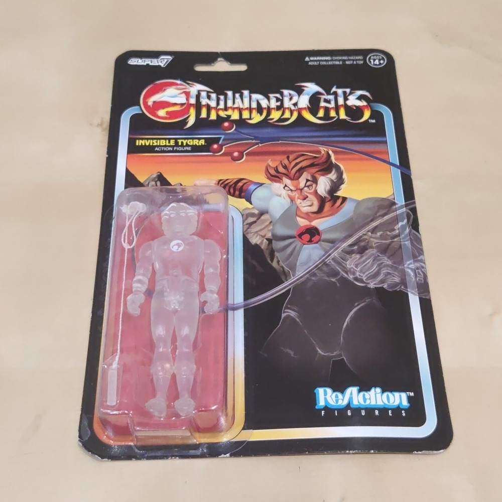 ReAction‎ Super 7 Thundercats Invisible Tygra - New/ Sealed